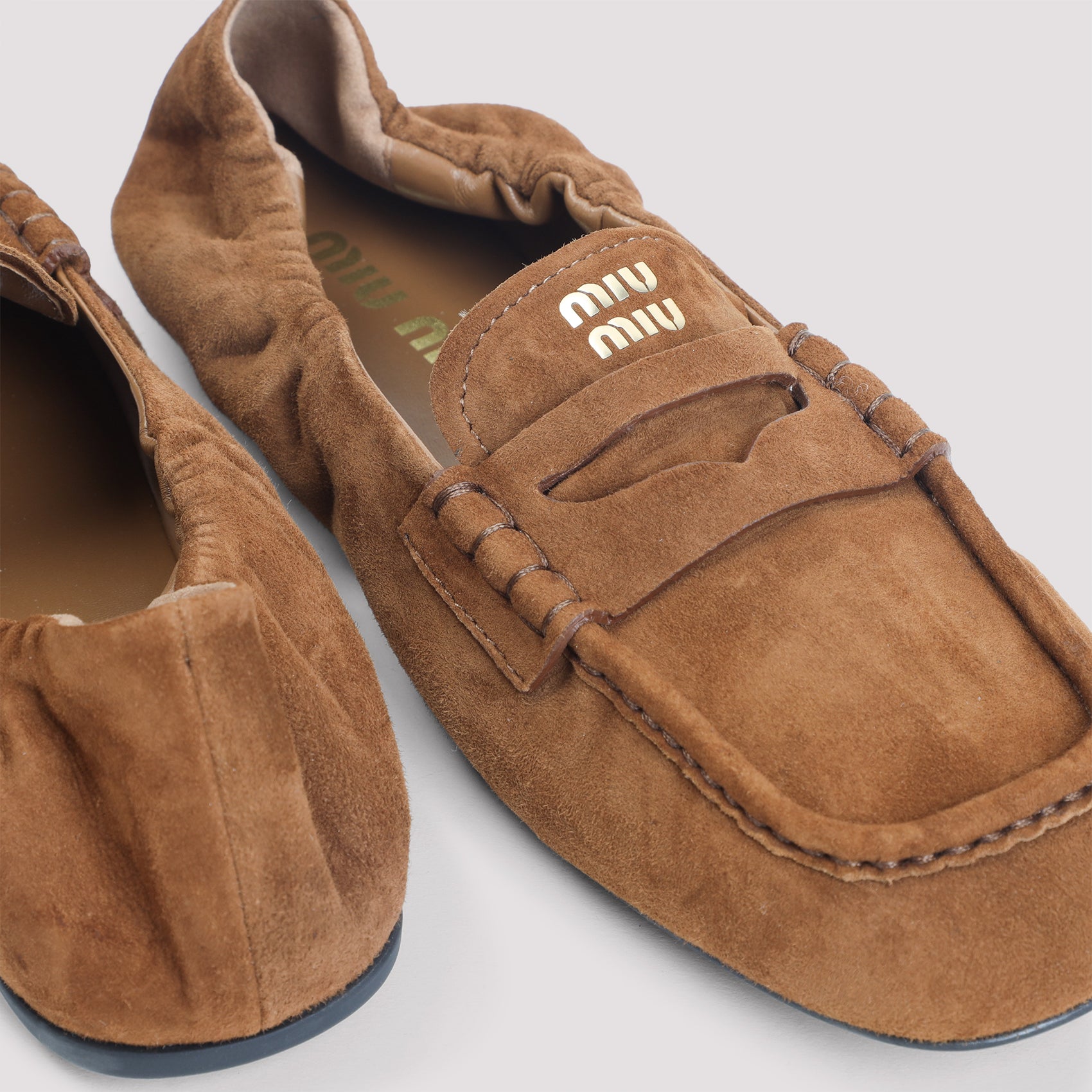Miu Miu Loafers - Brown | 6ca11552858a775bd8b3be4fcfd9153e9d08cf0f