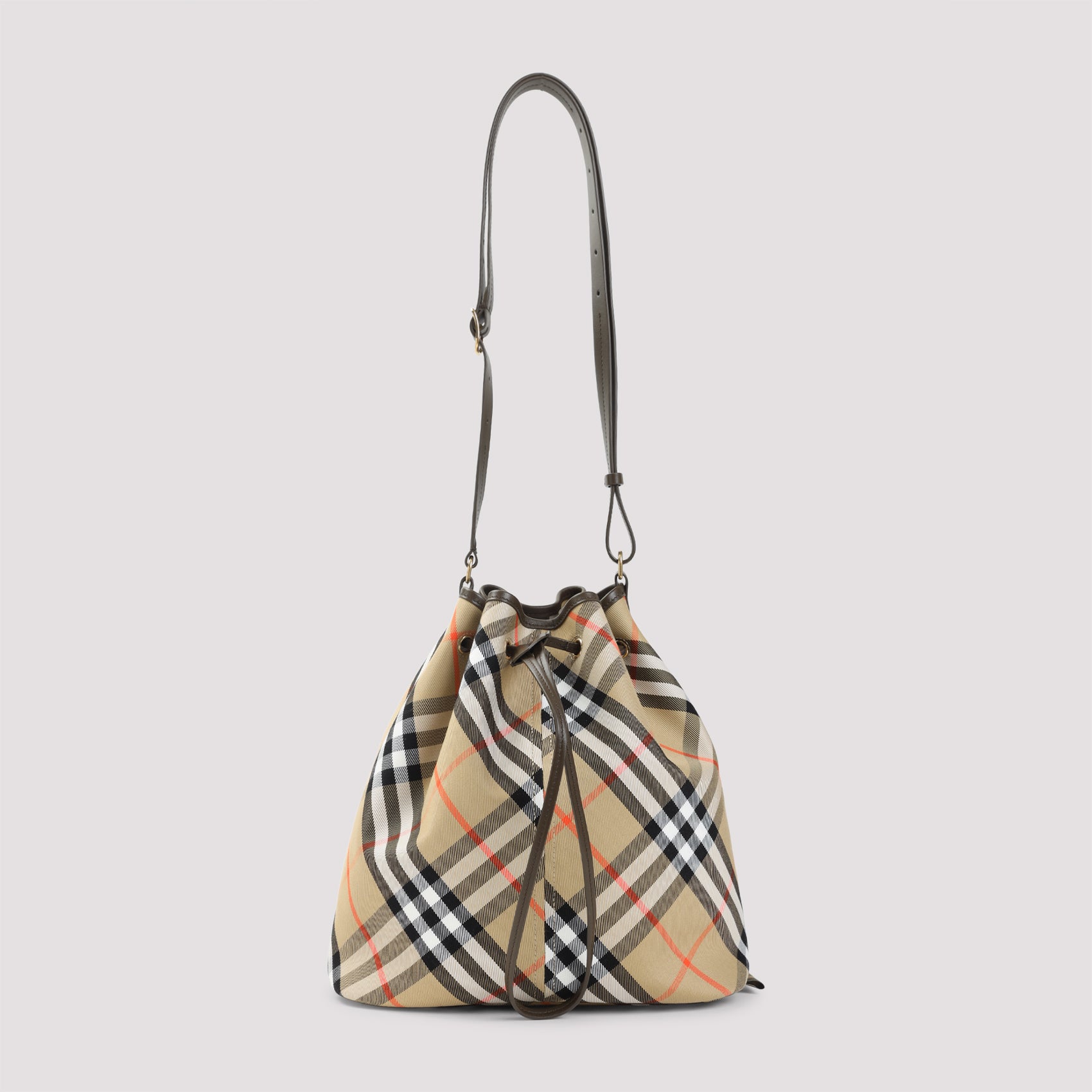 Burberry Medium Drawstring Bucket Shoulder Bag - WOMEN BAGS - Burberry - T.Luxy