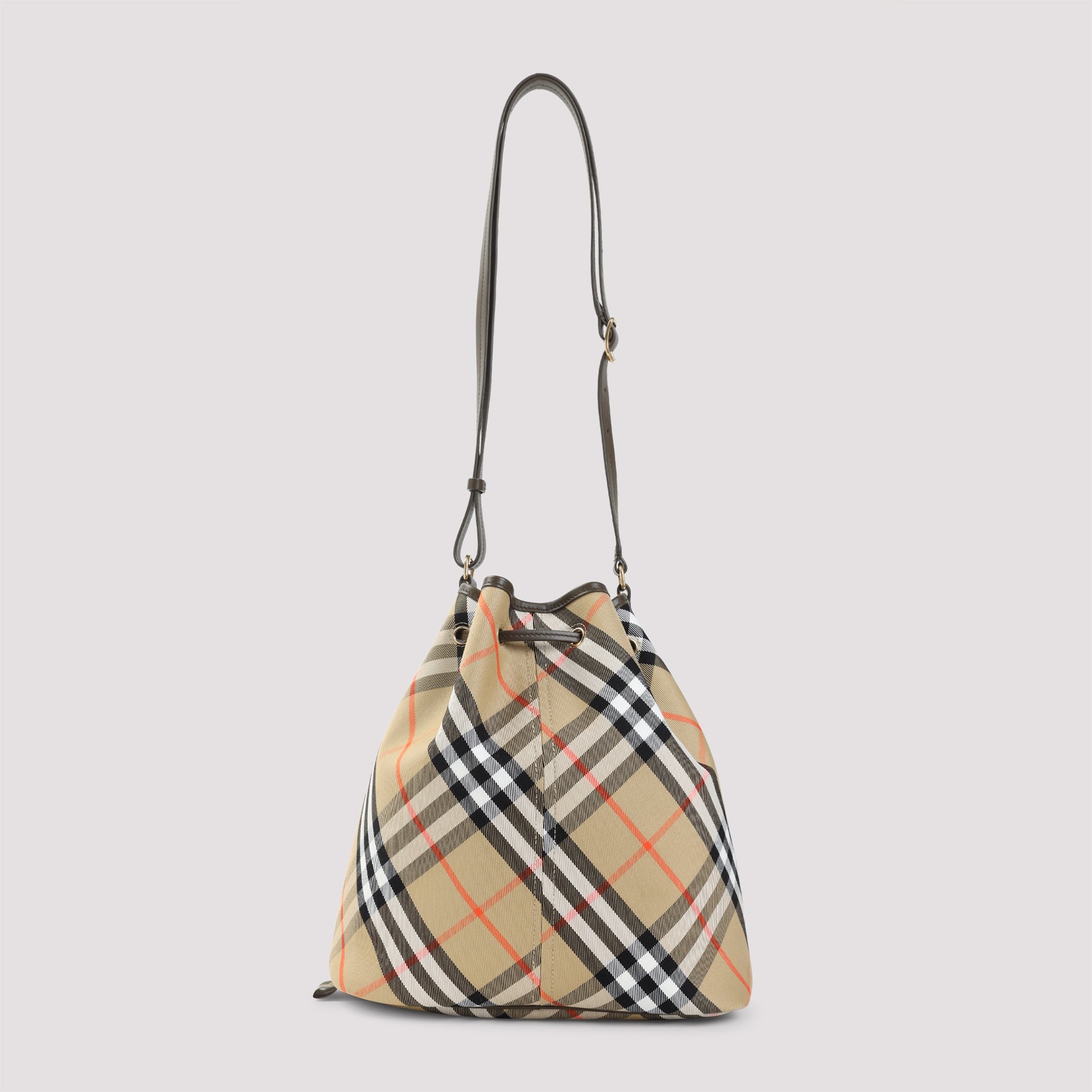 Burberry Medium Drawstring Bucket Shoulder Bag - WOMEN BAGS - Burberry - T.Luxy