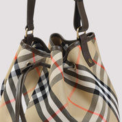 Burberry Medium Drawstring Bucket Shoulder Bag - WOMEN BAGS - Burberry - T.Luxy
