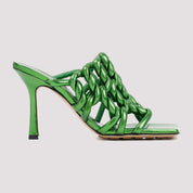 Bottega Veneta Mules - Green | a1f09cec6b1980d59159c984bc3e9e34258e639b