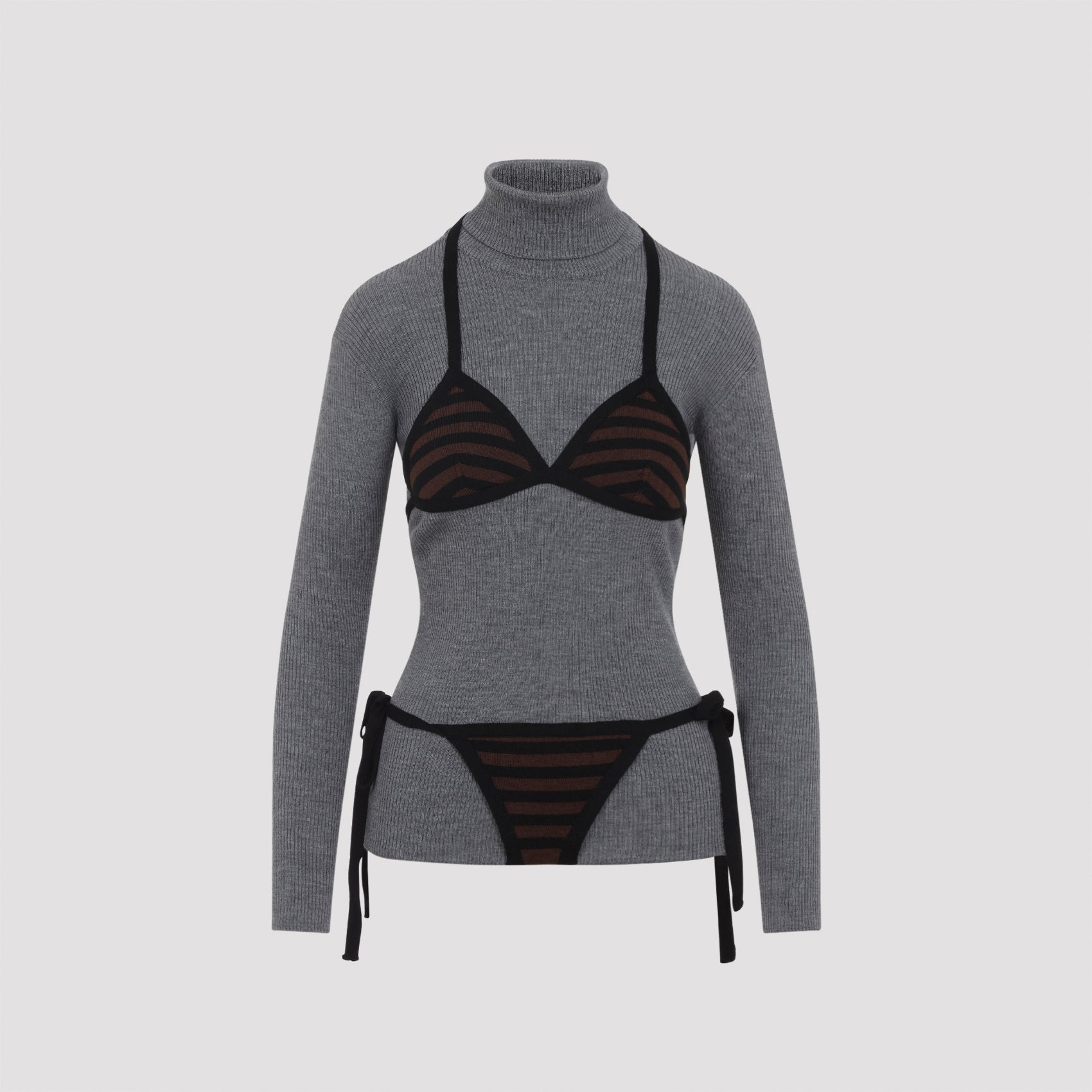 Moschino Turtle neck - Grey | 14bcd43ba4ed4e01210d65c20906df428fc69829