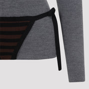 Moschino Turtle neck - Grey | 7d86d9e7d7f4f2299799b9c29fbd8d05e2a0309c