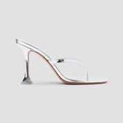 Amina Muaddi Sandals - Metallic | 91406944bfe27ea298b9ca5a635cbb076125b126