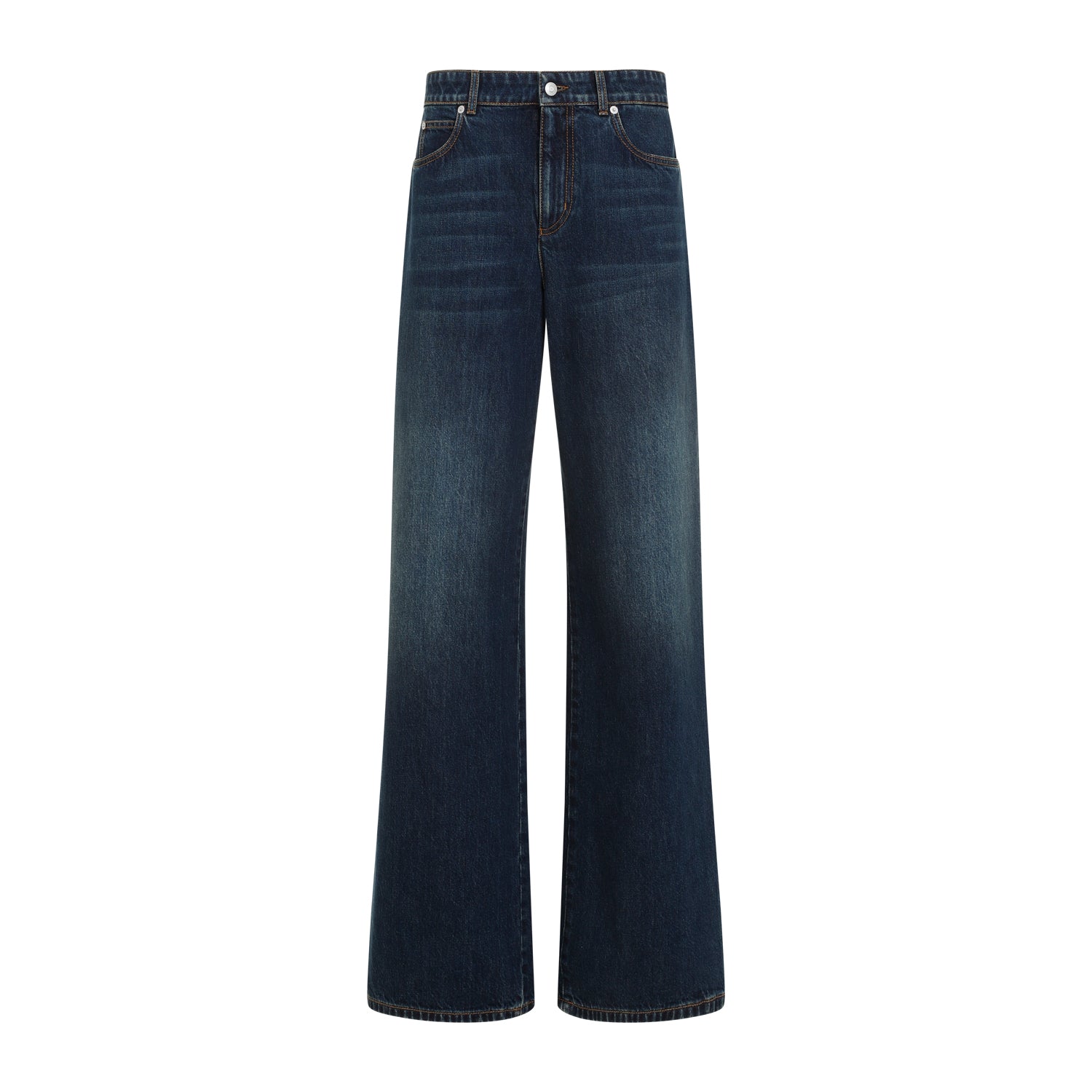 Alexander Mcqueen Cotton Jeans - WOMEN CLOTHING - Alexander Mcqueen - T.Luxy