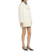 Prada Double-Breasted Wool Coat