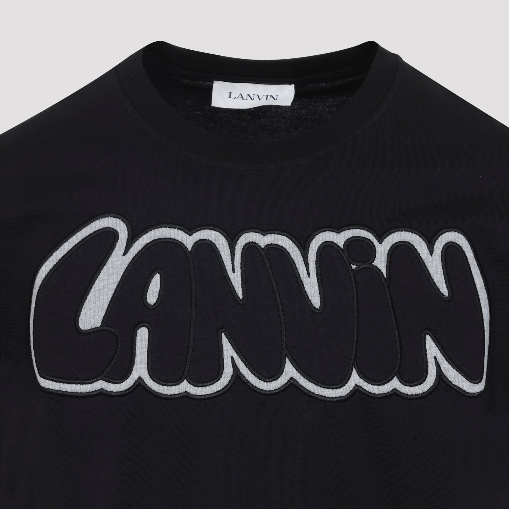 Lanvin Embroidered Logo T-Shirt - MEN CLOTHING - Lanvin - T.Luxy