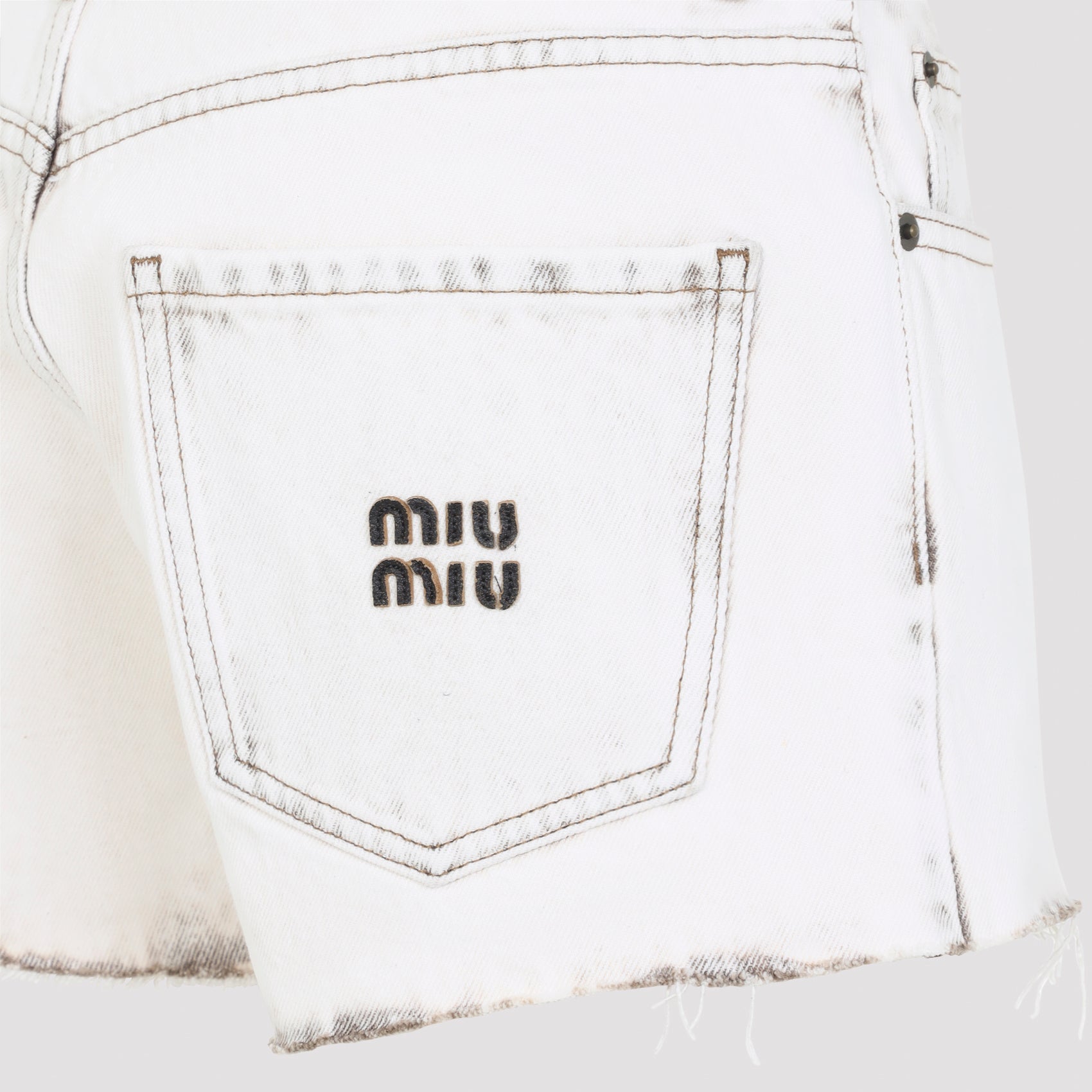 Miu Miu Regular & straight leg - White | 3d1d54163aa2f08381d49192167448ffc30aca25