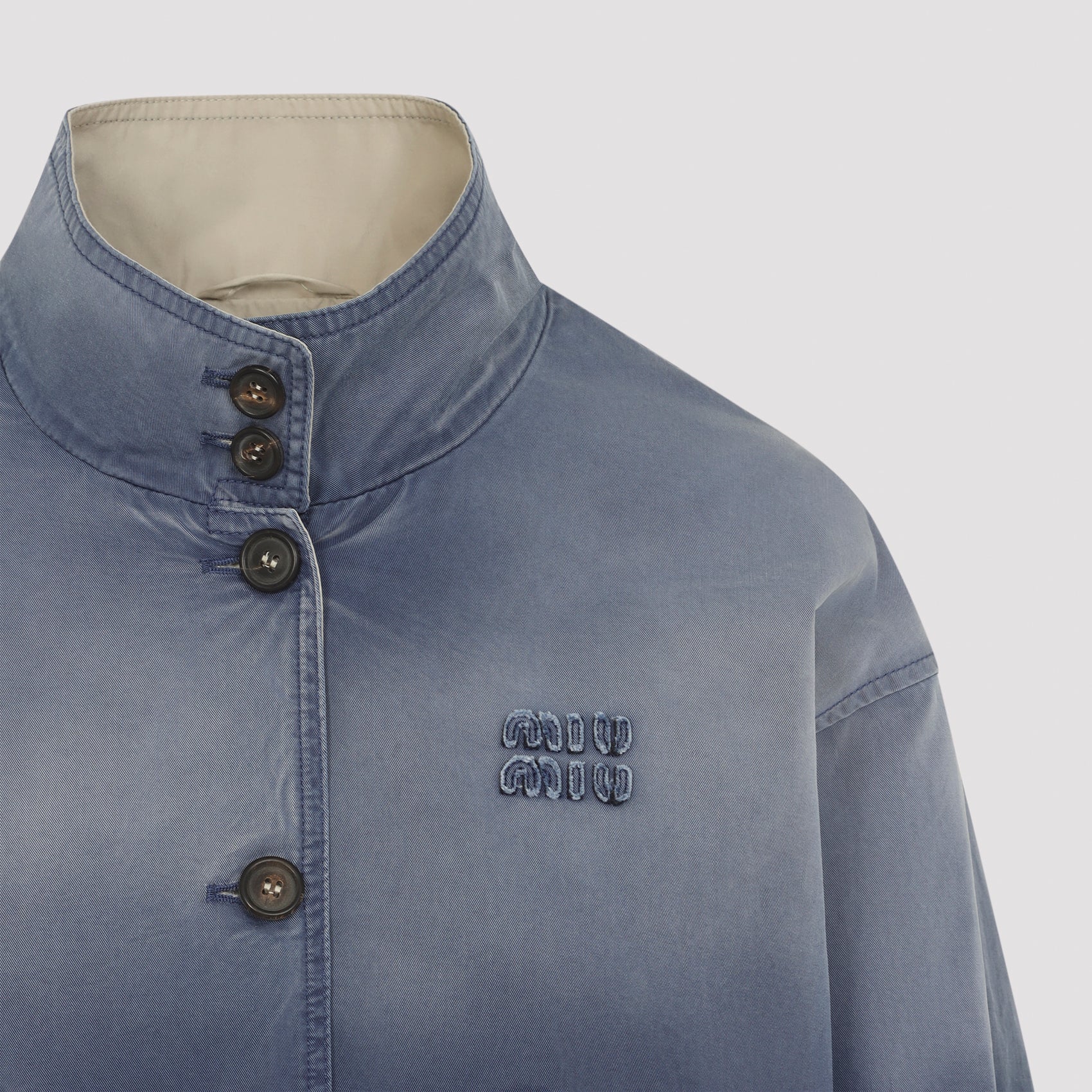 Miu Miu Jackets - Blue | 5053487e614f05aa418cdaeae293ff3af82bc9e0