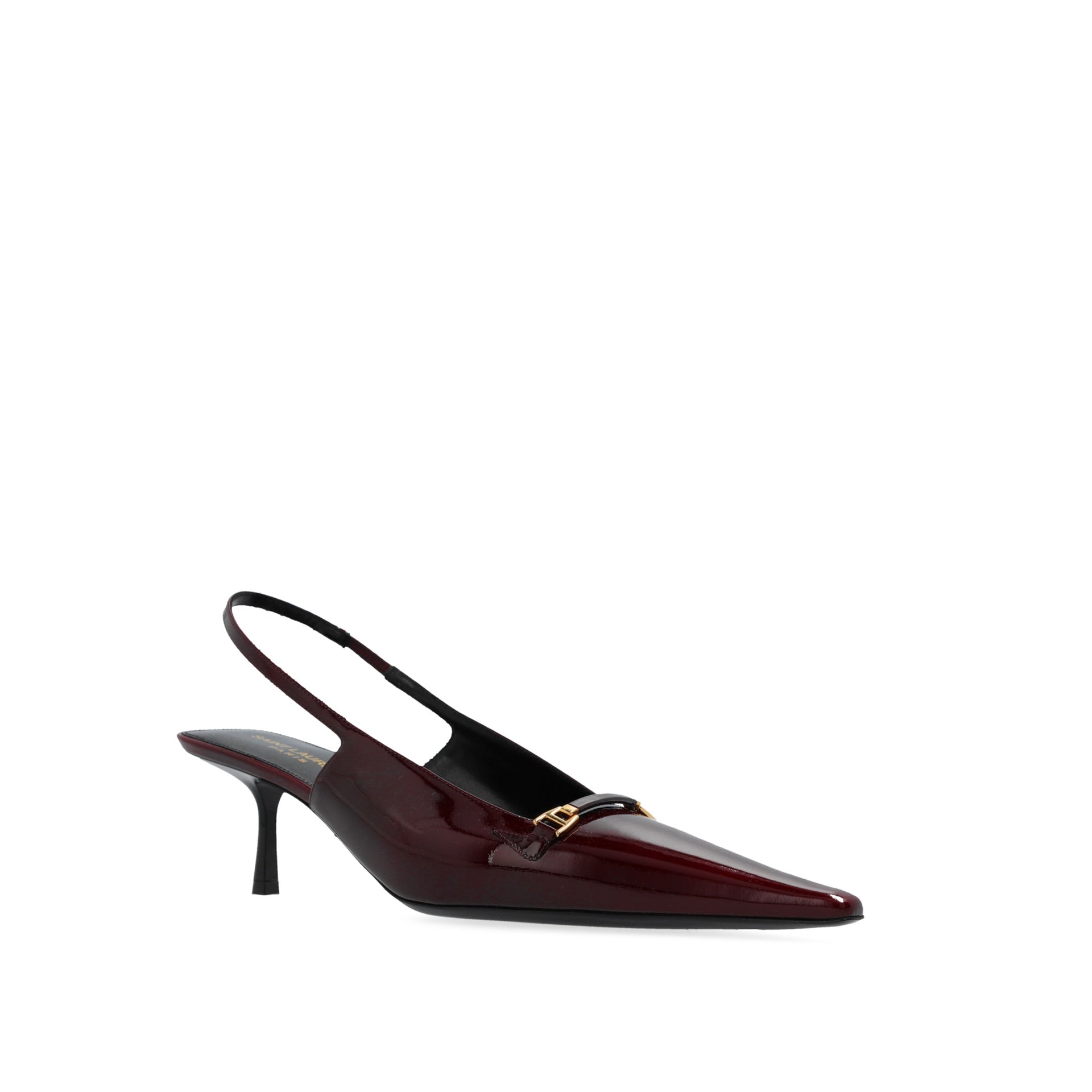 Décolleté slingback in pelle 'Carine' di Saint Laurent