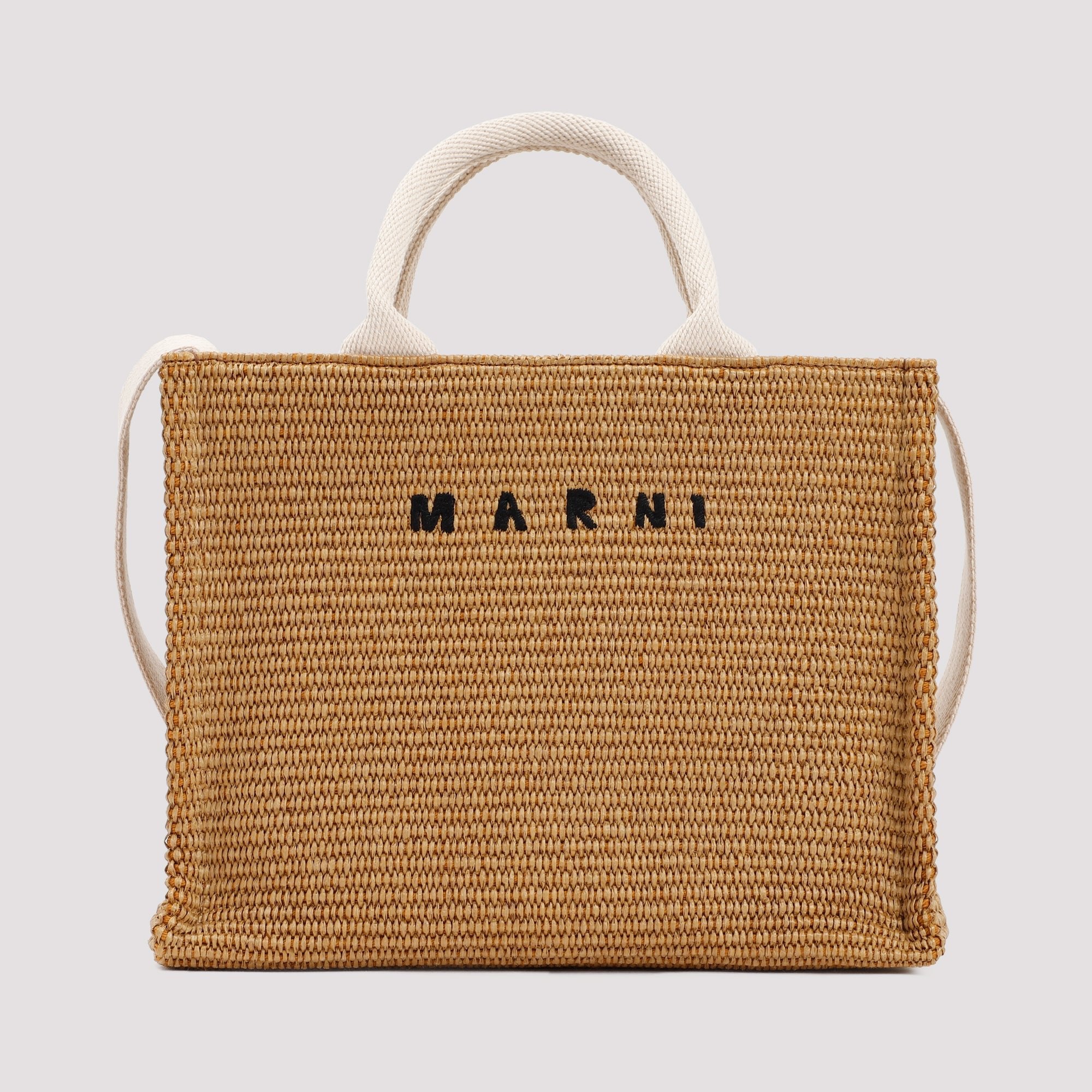Marni Raffia East - West Tote Bag - WOMEN BAGS - Marni - T.Luxy