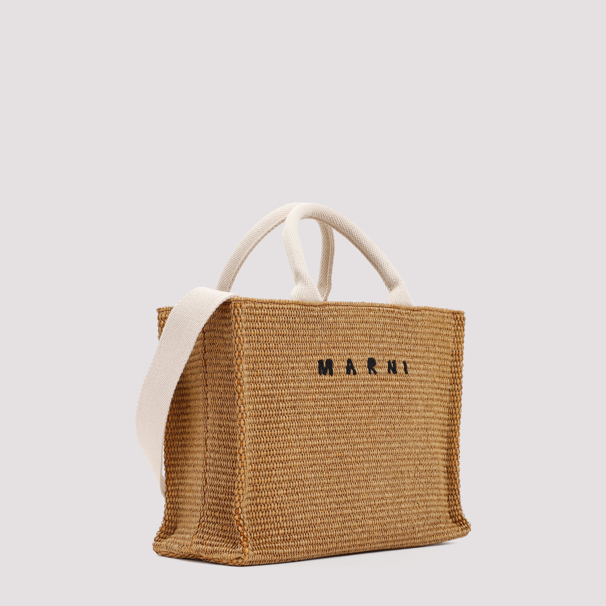 Marni Raffia East - West Tote Bag - WOMEN BAGS - Marni - T.Luxy