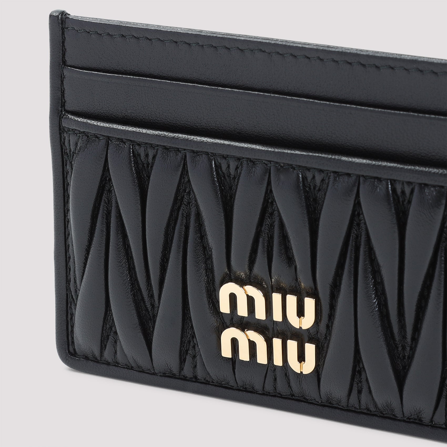 Miu Miu Credit card case - Black | e441dc81041772ecc0da51a1ab675c212f2b6e95