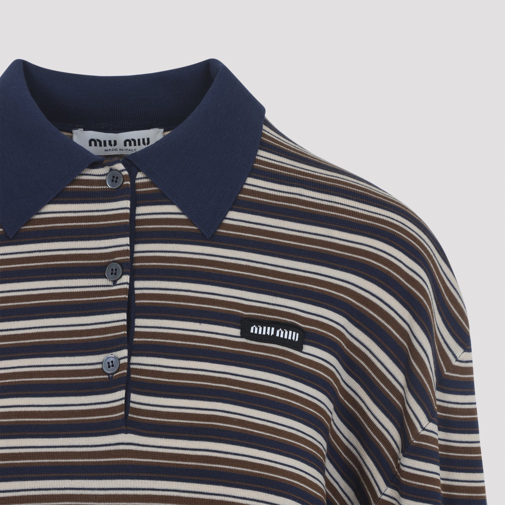 Miu Miu Polo - Brown | edff85e132527ec8ea3a305a4407d54213813e61
