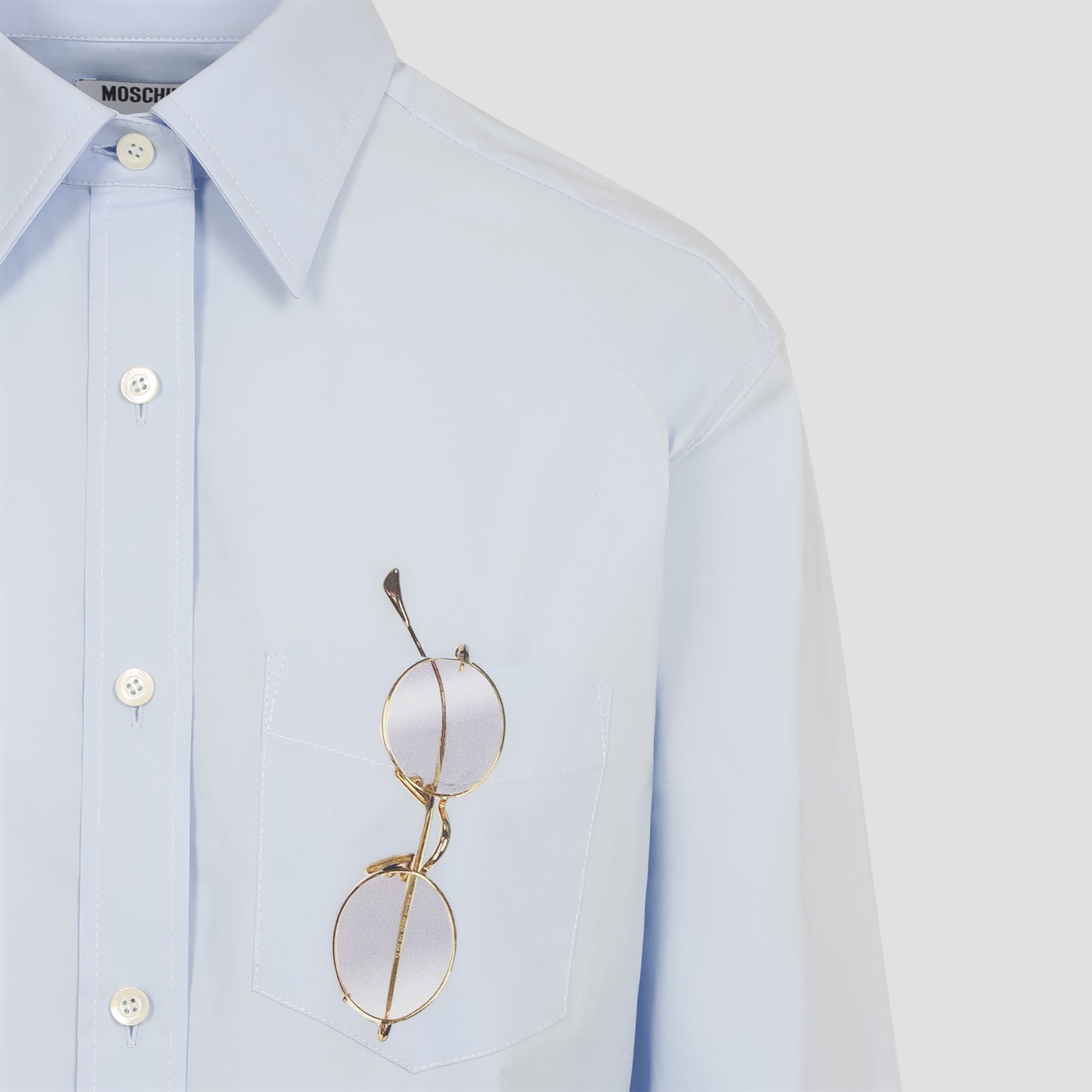 Moschino Shirts - Blue | 7b0138eddeba1f4247a0ed9b86f27d35878e3e18