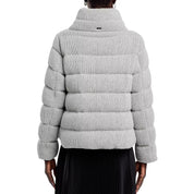 Herno Quilted Knit Bomber Jacket