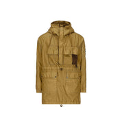 Clarks Originals x C.P. Company Linen Waxed Long Jacket - MEN CLOTHING - CLARKS ORIGINALS X CP COMPANY - Tluxy New