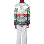 Casablanca Ping Pong Club Sunrise Quilted Jacket