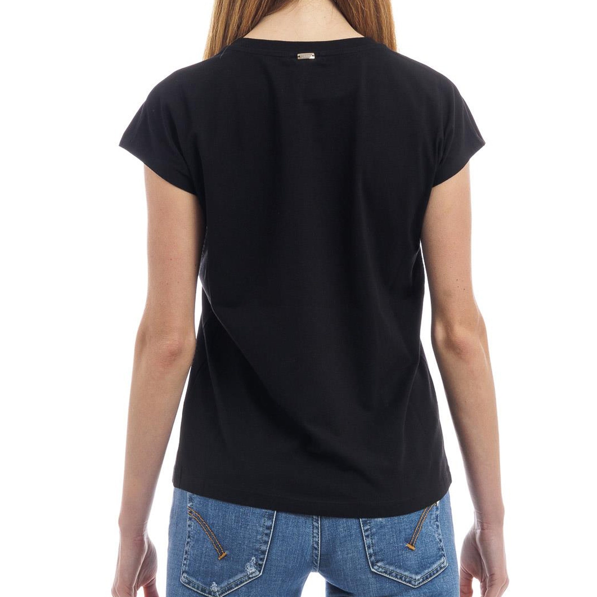 Herno Crystal - Embellished Logo T-shirt - WOMEN CLOTHING - HERNO - T.Luxy