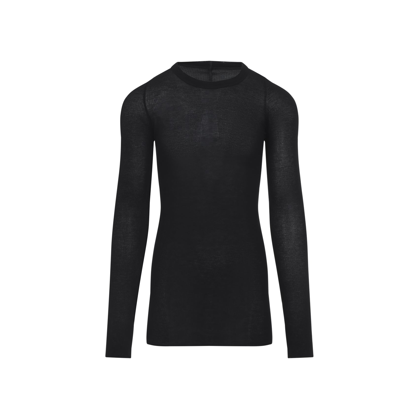 Rick Owens Rib Ls T-Shirt - MEN CLOTHING - Rick Owens - T.Luxy