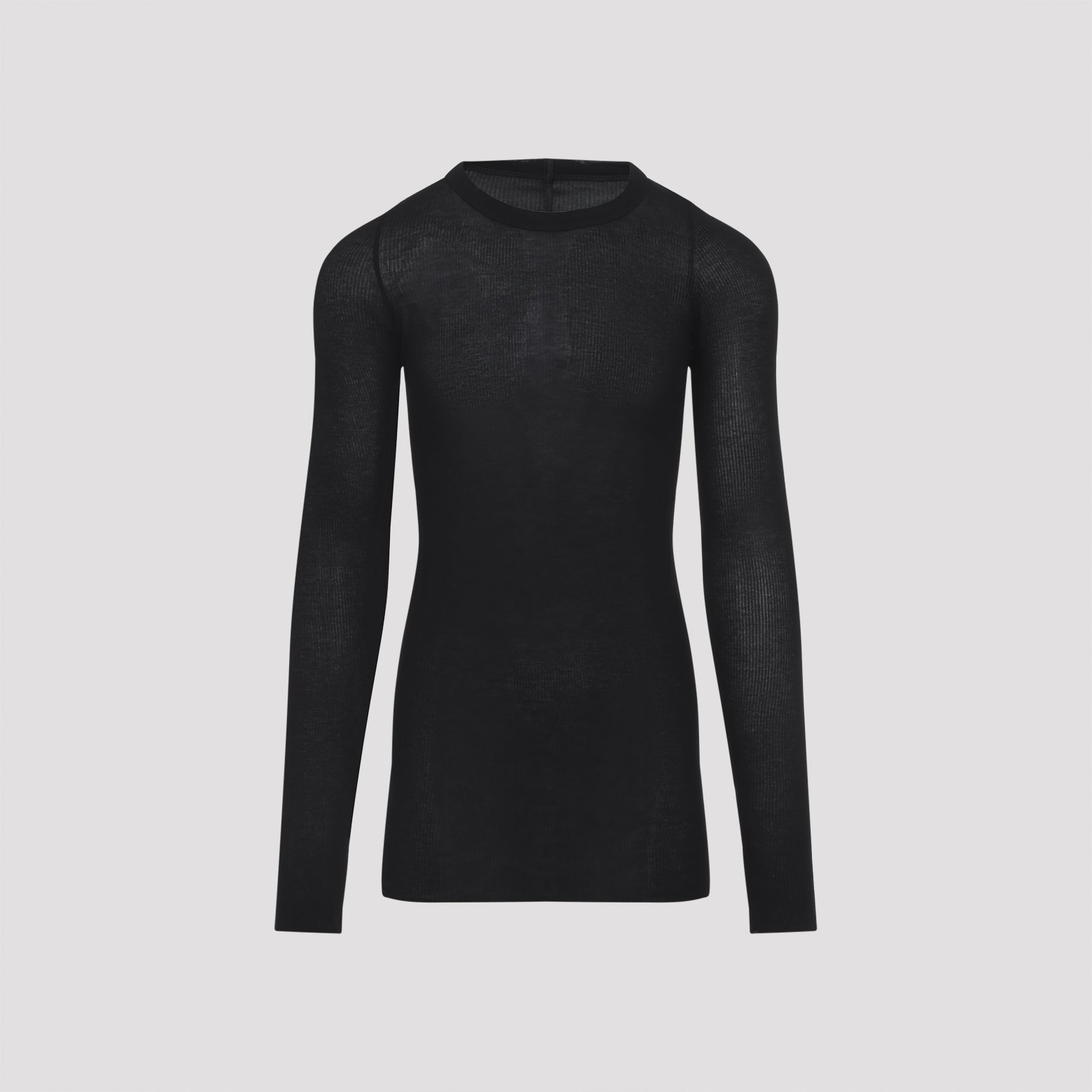 Rick Owens Rib Ls T-Shirt - MEN CLOTHING - Rick Owens - T.Luxy