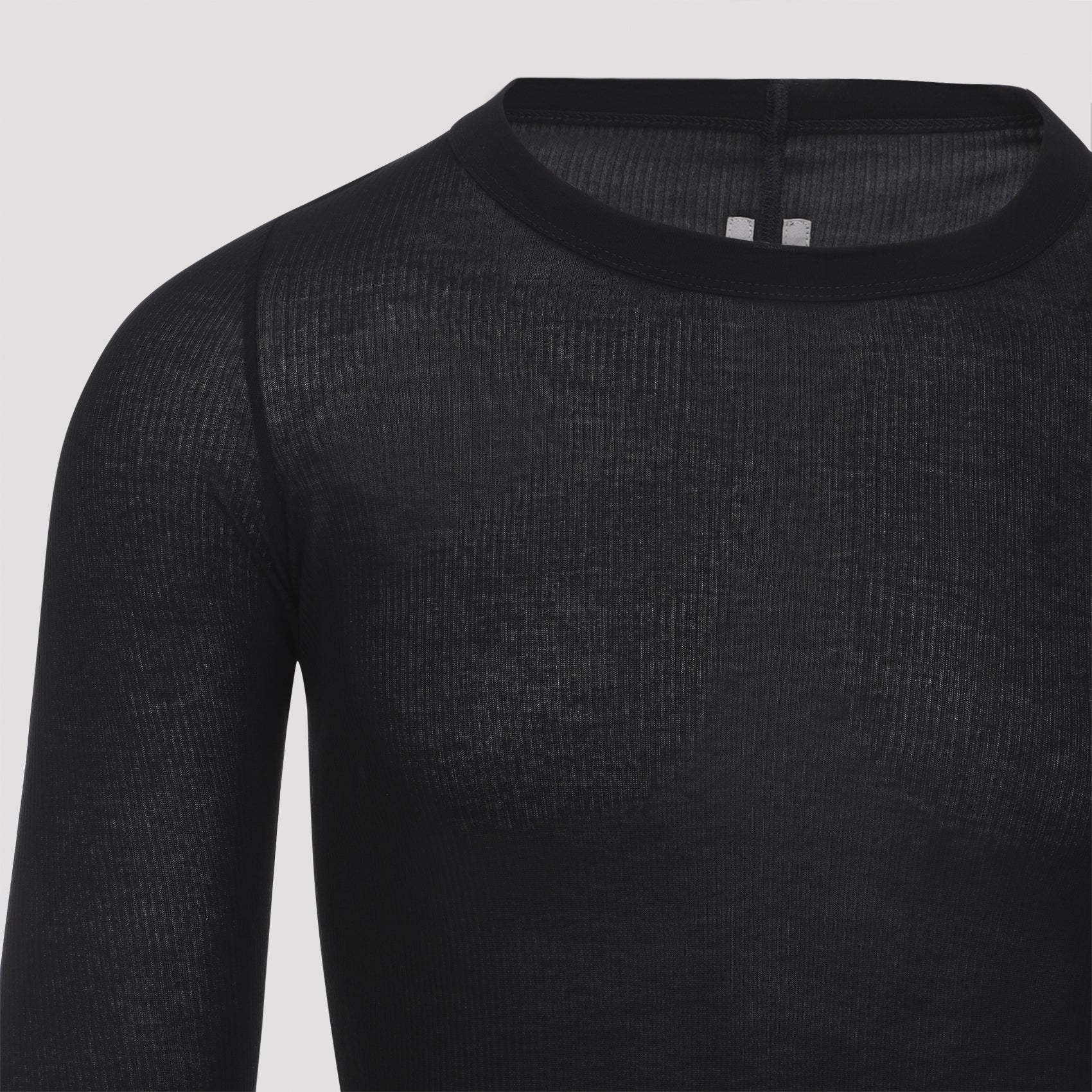 Rick Owens Rib Ls T-Shirt - MEN CLOTHING - Rick Owens - T.Luxy