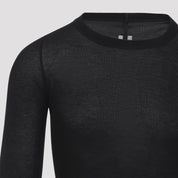 Rick Owens Rib Ls T-Shirt - MEN CLOTHING - Rick Owens - T.Luxy