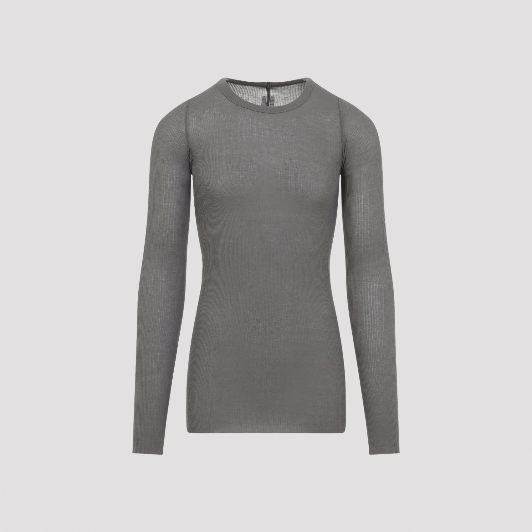 Rick Owens Rib Ls T-Shirt - MEN CLOTHING - Rick Owens - T.Luxy