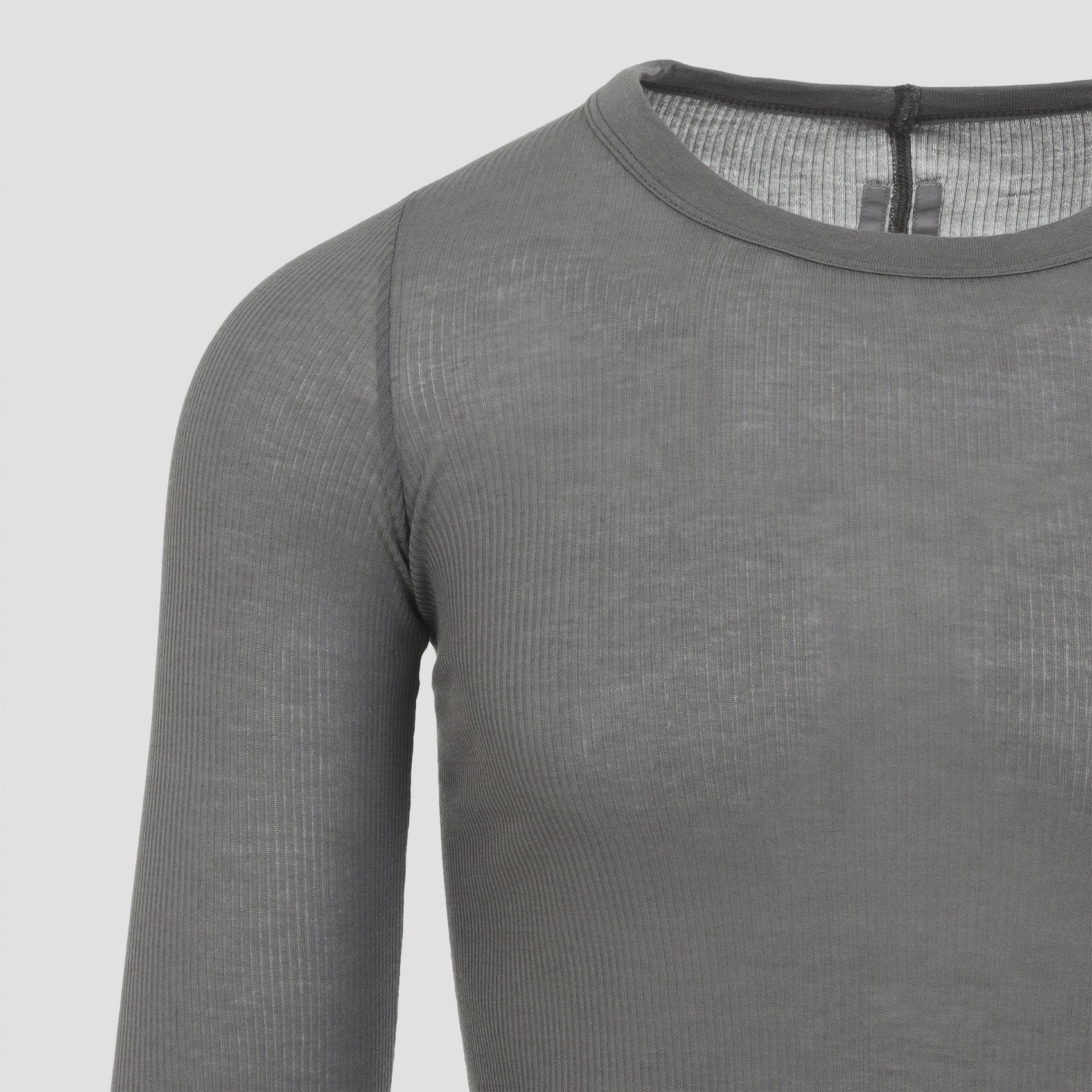 Rick Owens Rib Ls T-Shirt - MEN CLOTHING - Rick Owens - T.Luxy