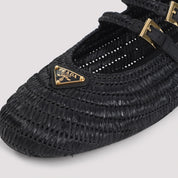 Prada Ballerinas - Black | b1d25377032a8c195536593ad7e7de7110635811