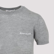 Miu Miu T-shirts - Grey | bd2d5ec2e38b3b4700c9f051ff97b6821463e7ae
