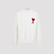Ami Paris Sweater - White | 7595d2a064ad2e280fefc149247ff32c78c3f882