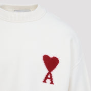 Ami Paris Sweater - White | 3097daeabe05a207b3a0ea33db4e8461858c7c5e