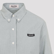 Miu Miu Shirts - Green | b8e67728faee26e109d0a217750efc9e3588912b