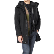 HERNO Wool Cashmere Hooded Coat