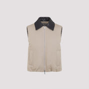 Brunello Cucinelli Gilet - Nude & Neutrals | b086ee0d43bd5ec20ce0ed547fb988d002ebbe61