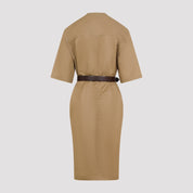 Saint Laurent Midi dresses - Nude & Neutrals | 01e432ead00084e4aad9adc0d880a328a0305fad
