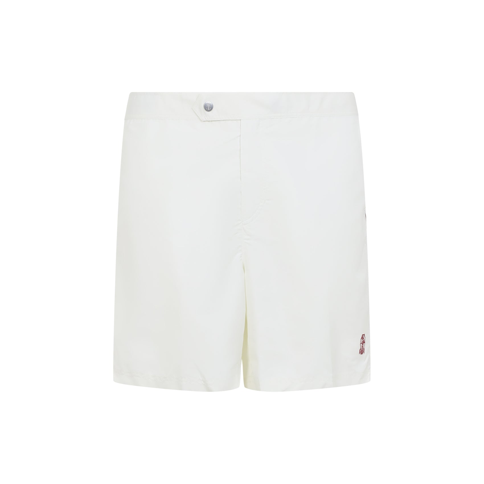 Brunello Cucinelli Embroidered Buttoned Swim Shorts - MEN CLOTHING - Brunello Cucinelli - T.Luxy