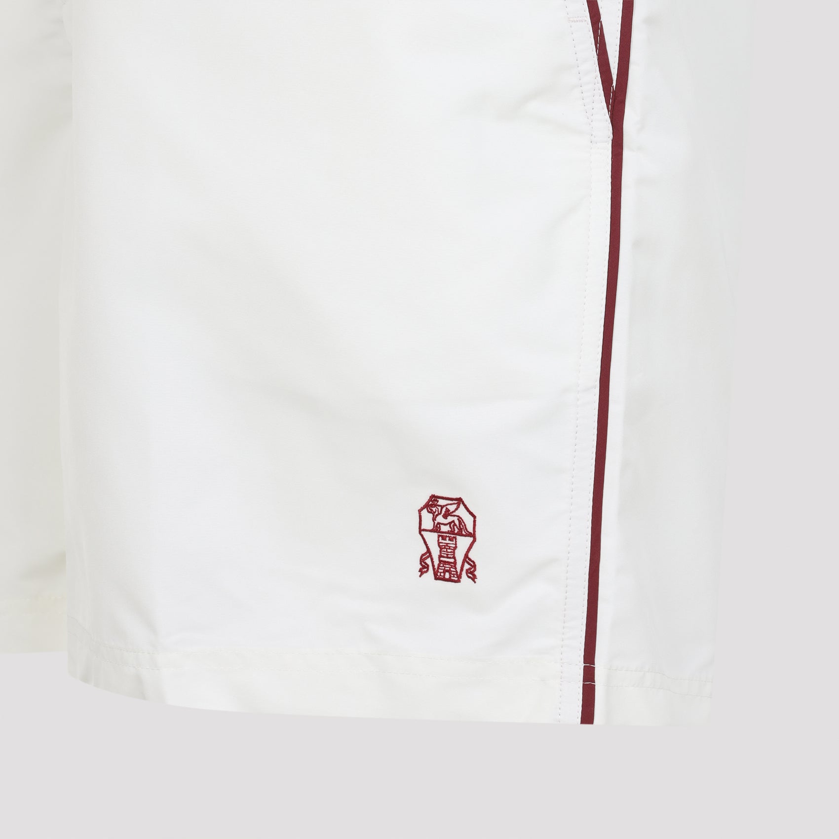 Brunello Cucinelli Embroidered Buttoned Swim Shorts - MEN CLOTHING - Brunello Cucinelli - T.Luxy