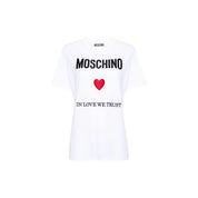 Moschino Couture In Love We Trust T-Shirt - WOMEN CLOTHING - MOSCHINO COUTURE - Tluxy New
