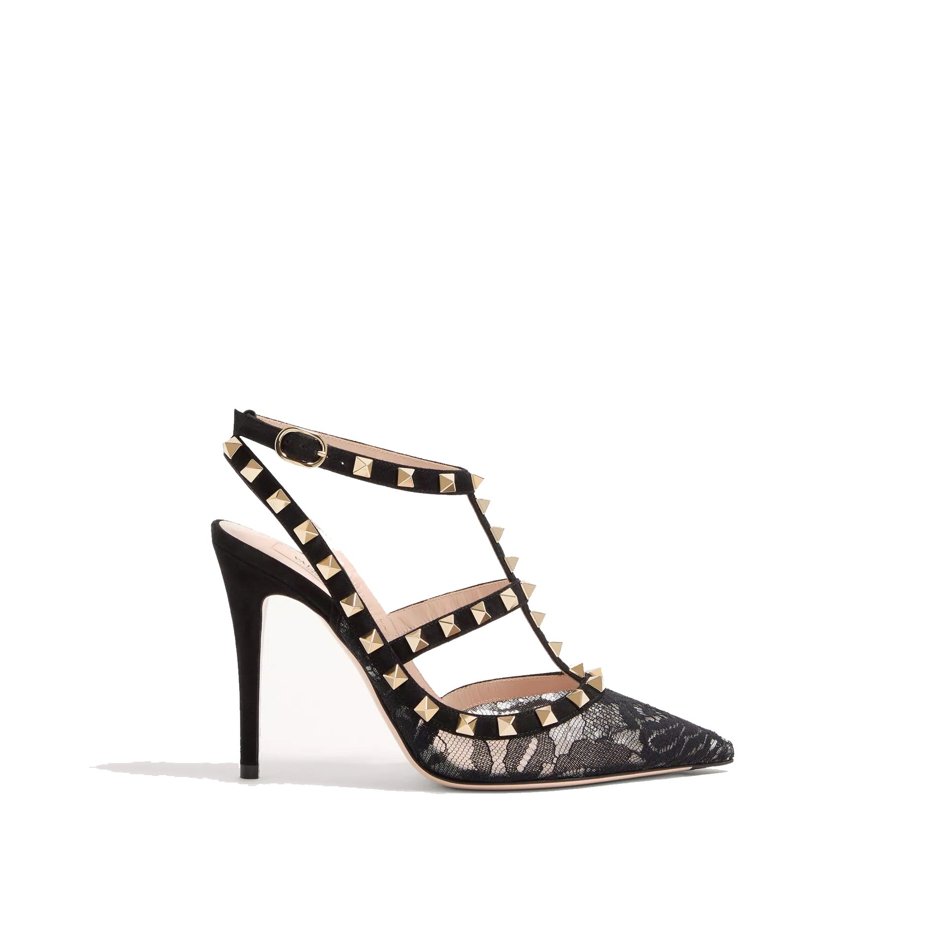 Valentino Garavani Rockstud Suede Pumps - WOMEN SHOES - VALENTINO GARAVANI - T.Luxy