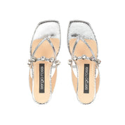 Sandali Sergio Rossi Crystal Flat