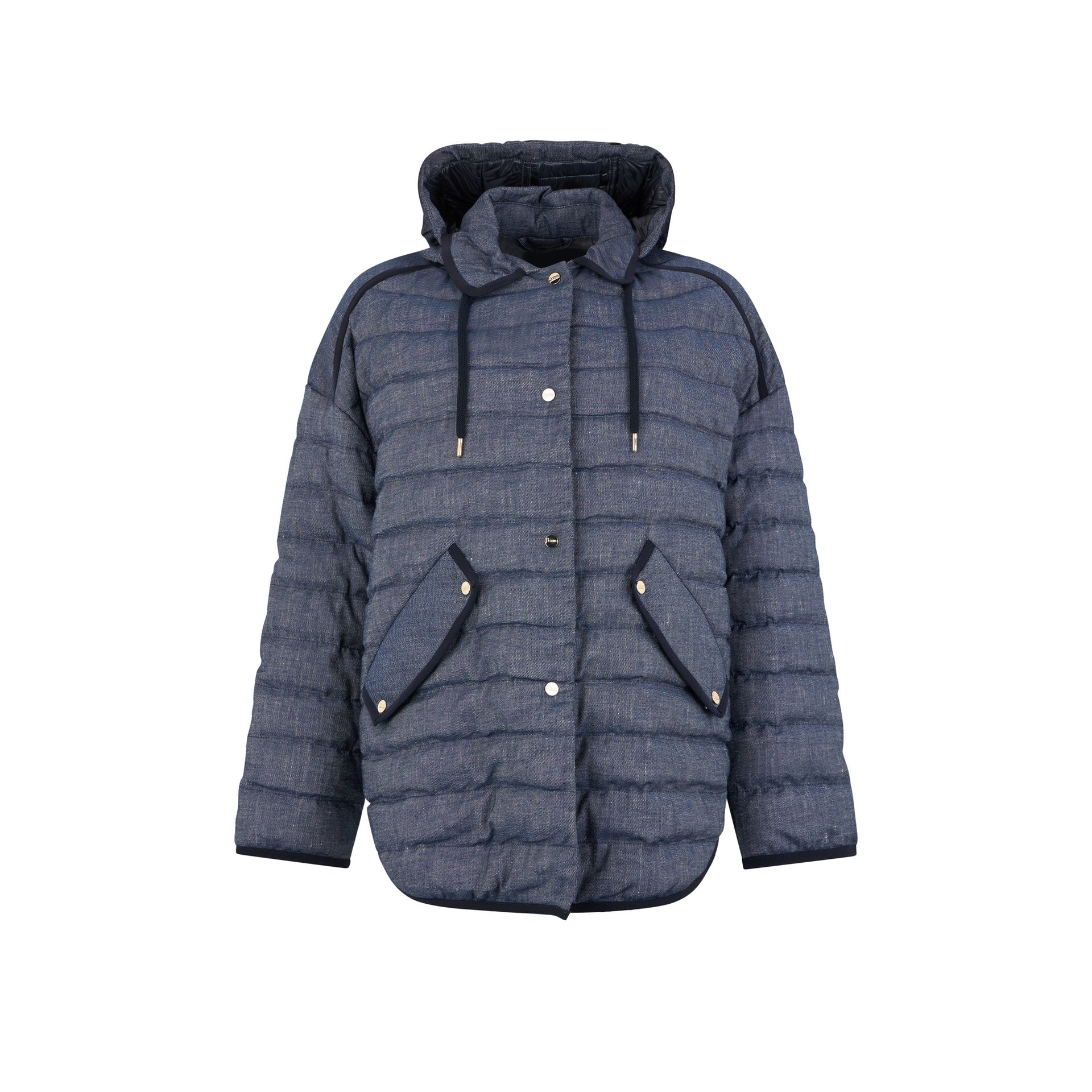 Herno Padded Denim Jacket - WOMEN CLOTHING - HERNO - T.Luxy