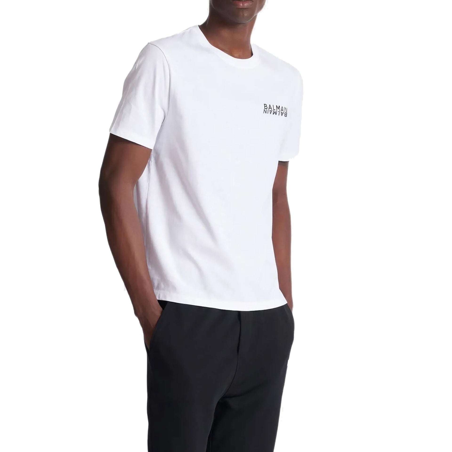 Balmain logo - print T-shirt - MEN CLOTHING - BALMAIN - T.Luxy
