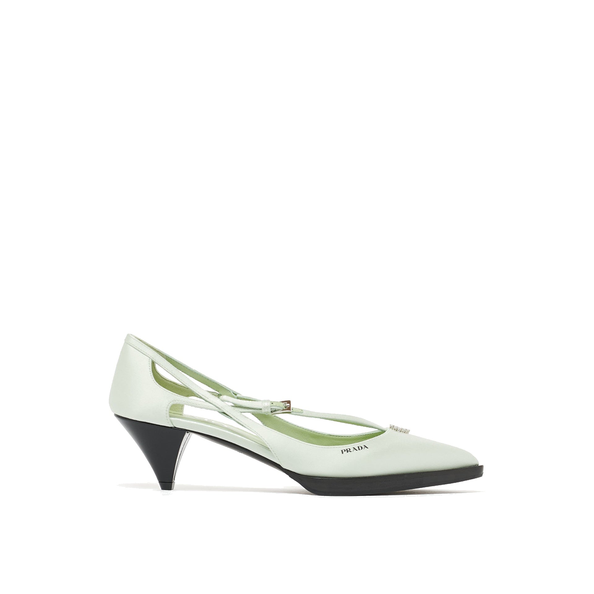Cut Out Satin Pumps