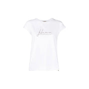 Herno Crystal - Embellished Logo T-shirt - WOMEN CLOTHING - HERNO - T.Luxy