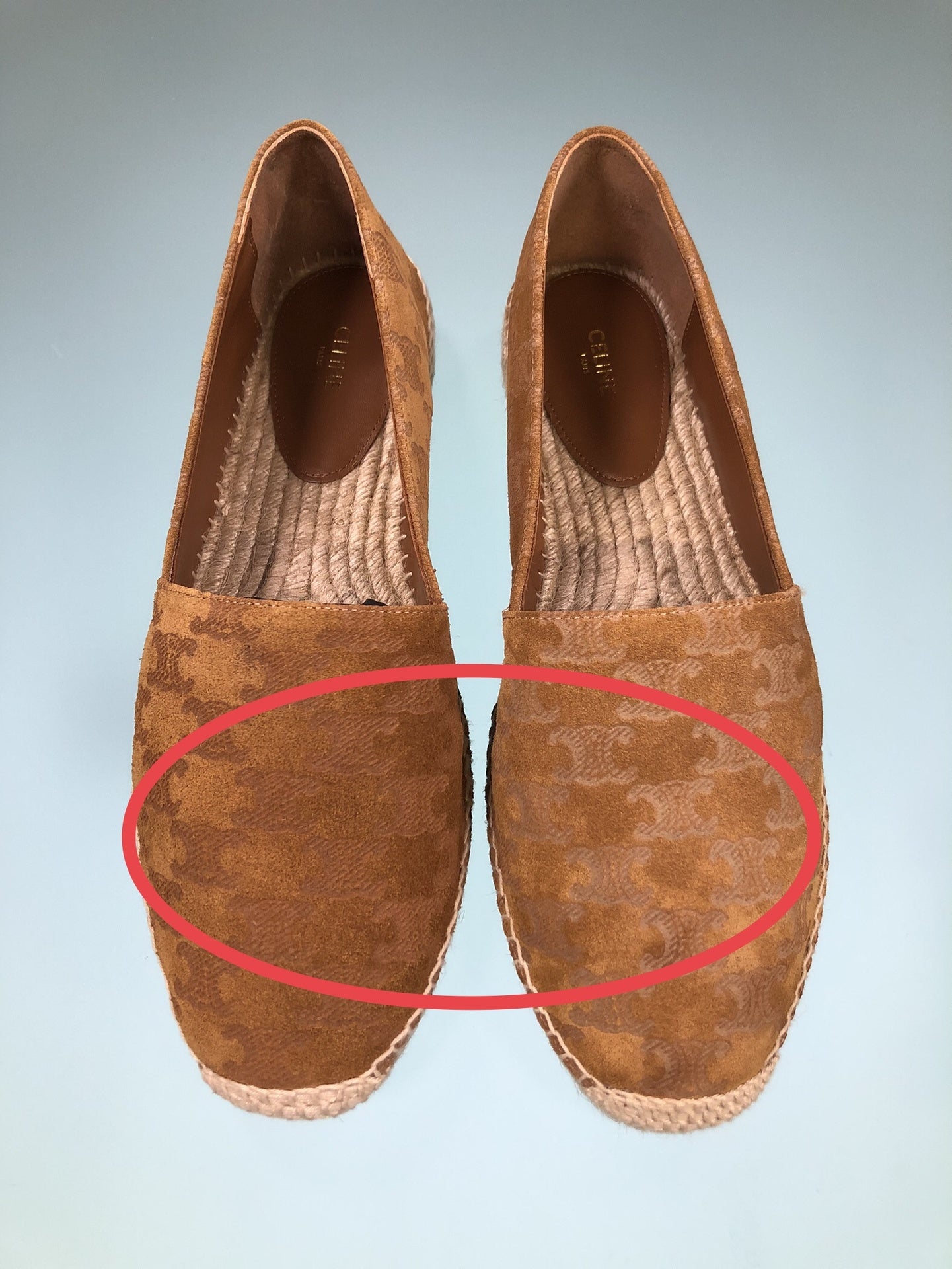 Celine Taillat Triomphe Suede Espadrilles - MEN SHOES - CELINE - T.Luxy