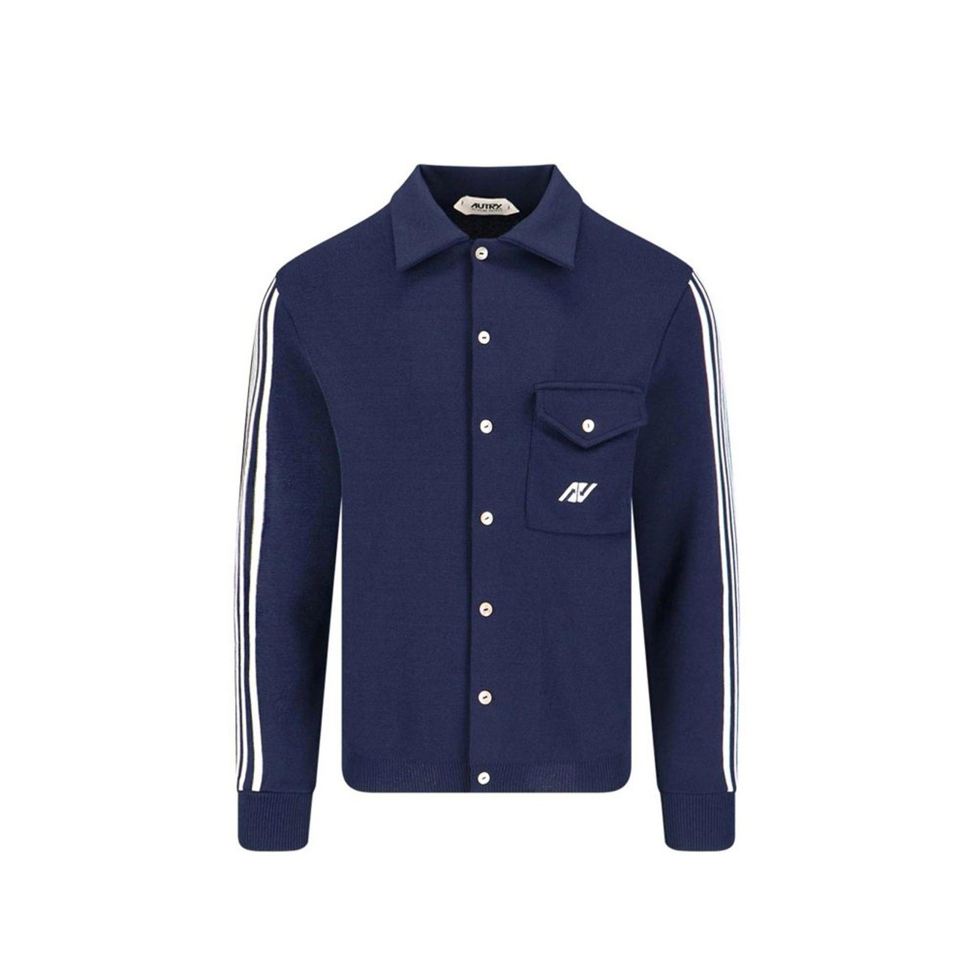 AUTRY Side Stripe Cardigan - MEN CLOTHING - AUTRY - T.Luxy