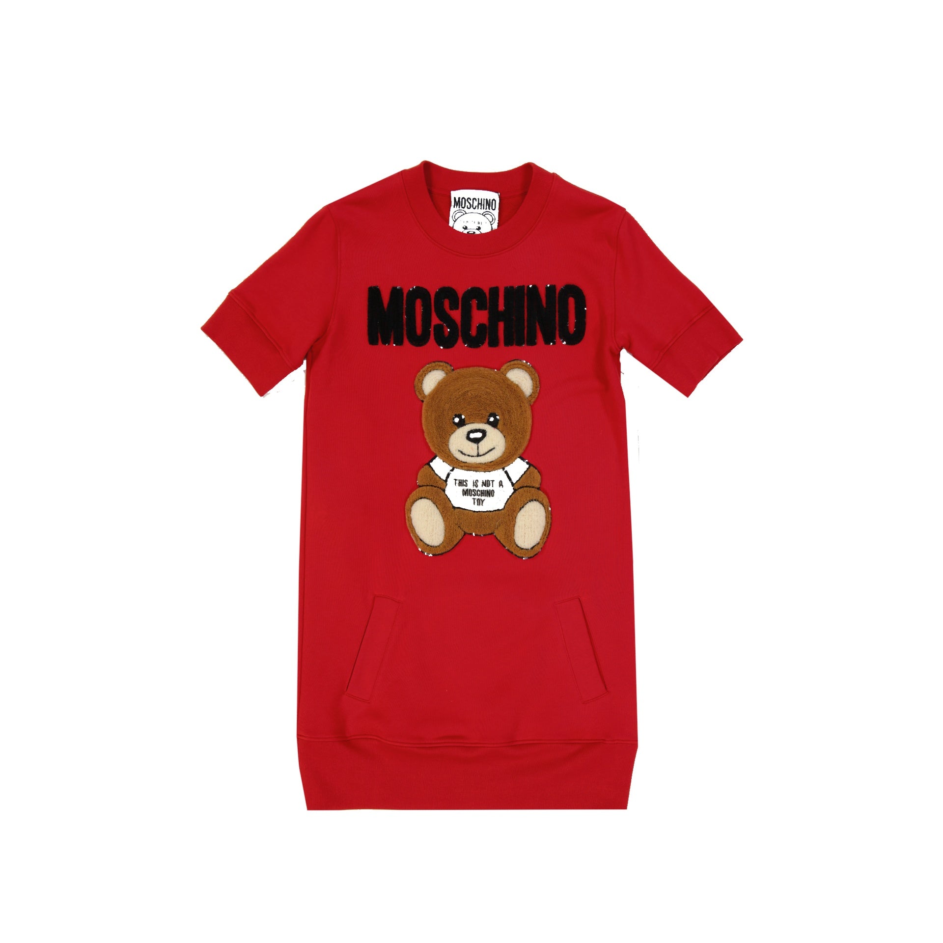 Abito Teddy in cotone Moschino Couture