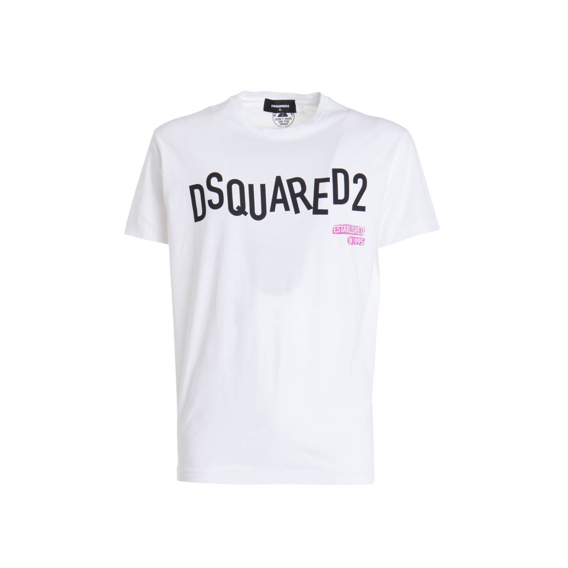 Dsquared2 Cotton Logo T-Shirt - MEN CLOTHING - DSQUARED2 - Tluxy New